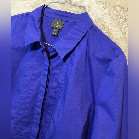 Worthington 3/4 sleeve button up - Picture 2 of 4